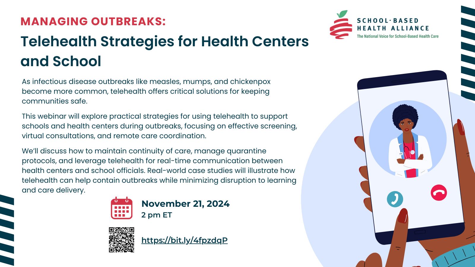 Upcoming Webinar: Managing Outbreaks: Telehealth Strategies for Health Centers and School